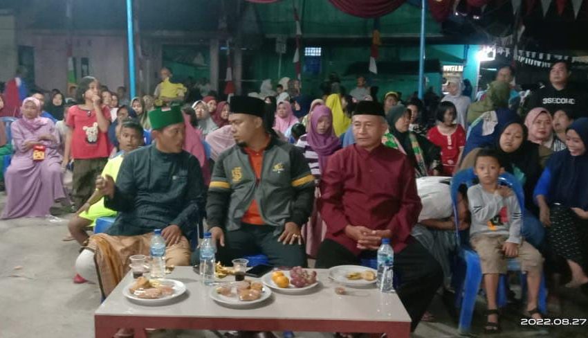  Warga Sukamulya Kelurahan Mekarsari Pulomerak-Cilegon Gelar Malam Puncak HUT RI ke 77