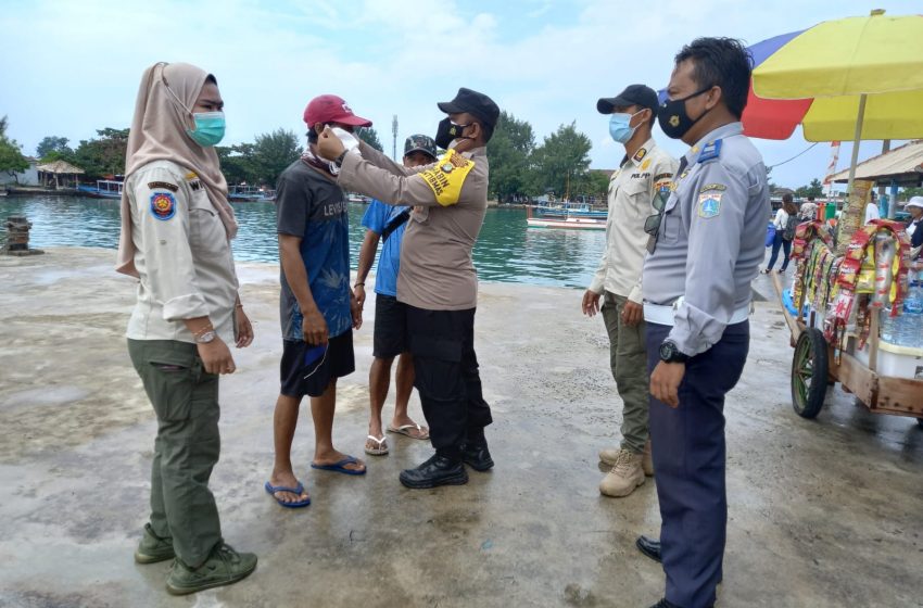  300 Masker Gratis Hari Ini, Polres Kep. Seribu Laksanakan Program Jakarta Bermasker