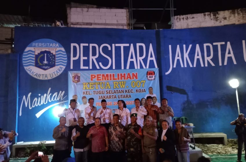  Warga RW 07 Kelurahan Tugu Selatan Jakarta Utara Gelar Pemilihan Ketua RW
