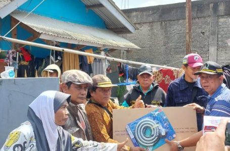 LMK bersama Komponen Masyarakat Sungai Bambu Salurkan Bantuan untuk Korban Bencana Gempa di Cianjur