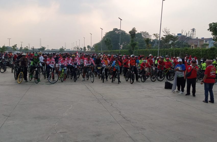  780 Peserta Gowes Ikut Kegiatan Fun Bike PWI Jakarta Utara