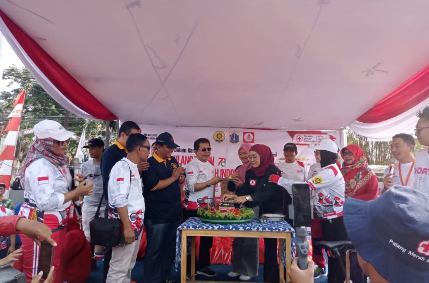  Fun Bike dan Senam Aerobik Meriahkan HUT ke-78 PMI dan Sahabat PMI Jakarta Utara ke 1